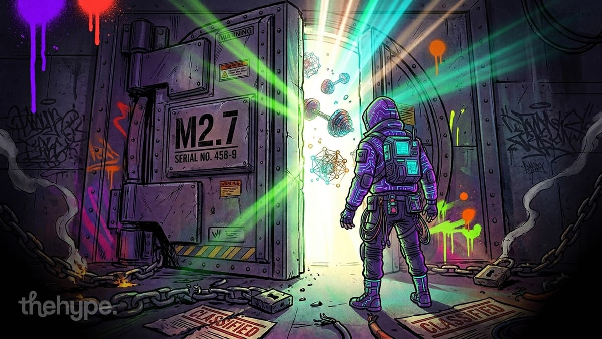 Cover image for an article on why MiniMax open-sourcing M2.7 matters