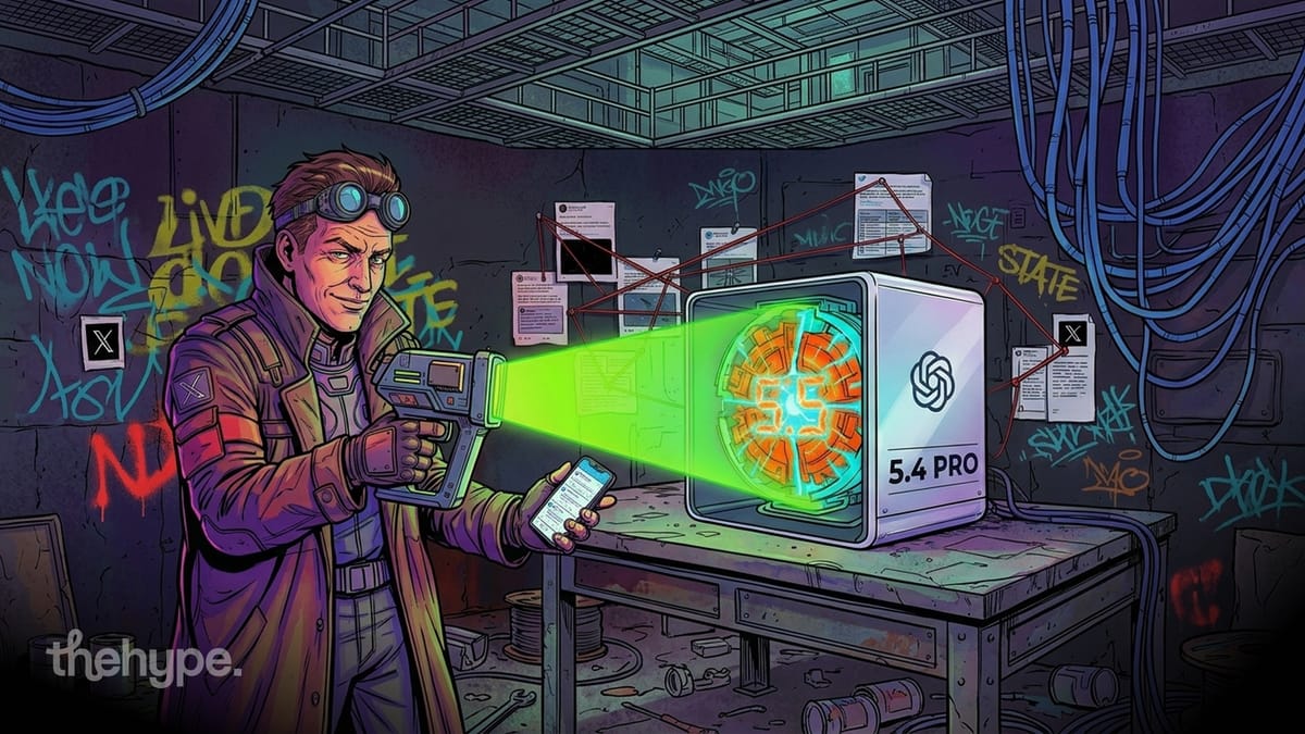 Illustration for an article about a possible hidden GPT-Pro 5.5 upgrade codenamed ‘Spud’