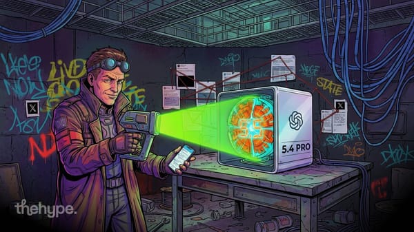 Illustration for an article about a possible hidden GPT-Pro 5.5 upgrade codenamed ‘Spud’