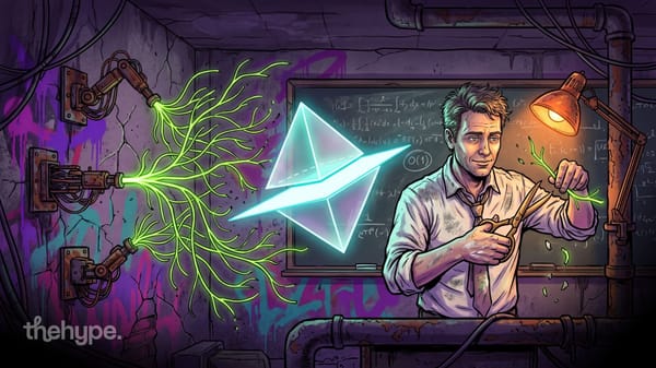 Mathematician trims glowing branches robot arms grow toward a sliced tetrahedron, for the AI-assisted KLS conjecture proof